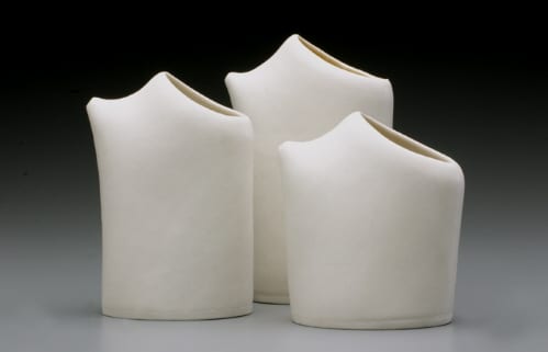 hand made fired modern porcelain pitcher