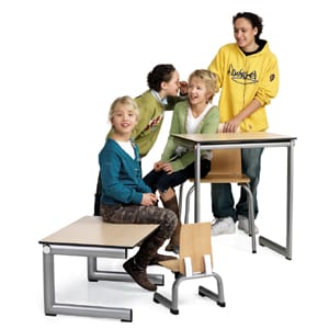 Modern School Furniture Desk and Chair Set for Children