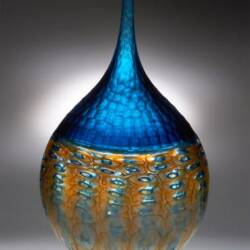 aquamarine glass vase chris mccarthy