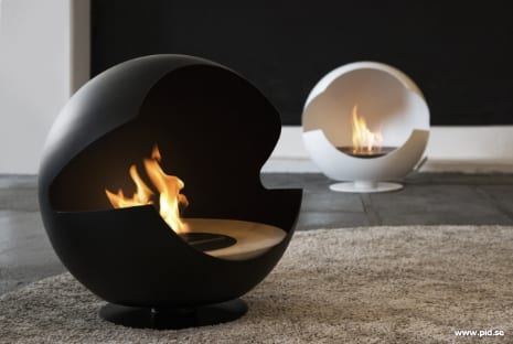 vauni globe unique fireplace design 2
