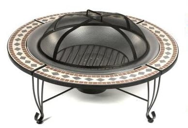 fire pits mosaic stainless steel