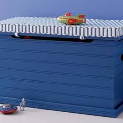 Stylish Toy Box for a Child's Bedroom