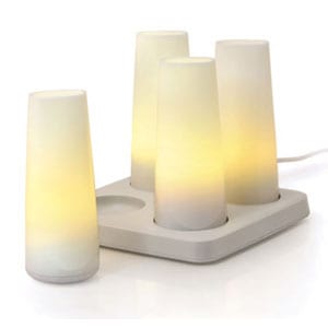 candela rechargeable candles contemporary lights