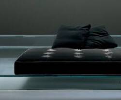 Glass Furniture Bed
