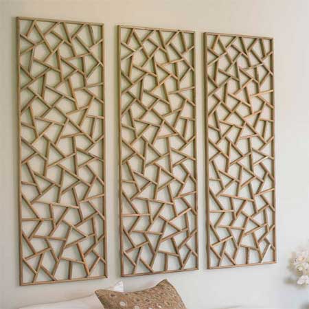 "Cracked Ice" Wall Accent Under $160