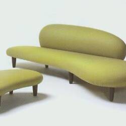 The Modern Freedom Sofa and Ottoman by Isamu Noguchi