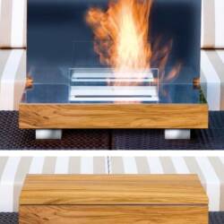 Schulte Firebo-x : Modern Portable Fireplace on the Move