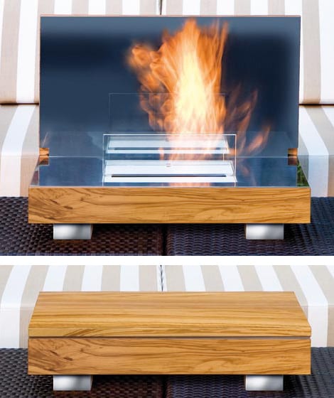 Schulte Firebo-x : Modern Portable Fireplace on the Move