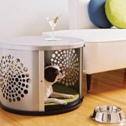 BowHaus Dog Den : The Modern Dog Bed / End Table