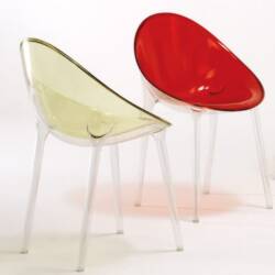 contemporary plastic chairs kartell italian furniture