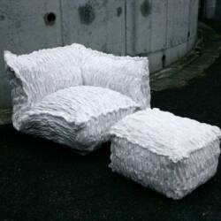 Moroso's Cloud Paper Sofa Debuts at Milan Furniture Fair