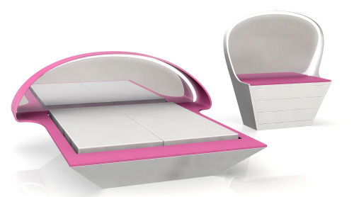 Pink Bed by Karim Rashid