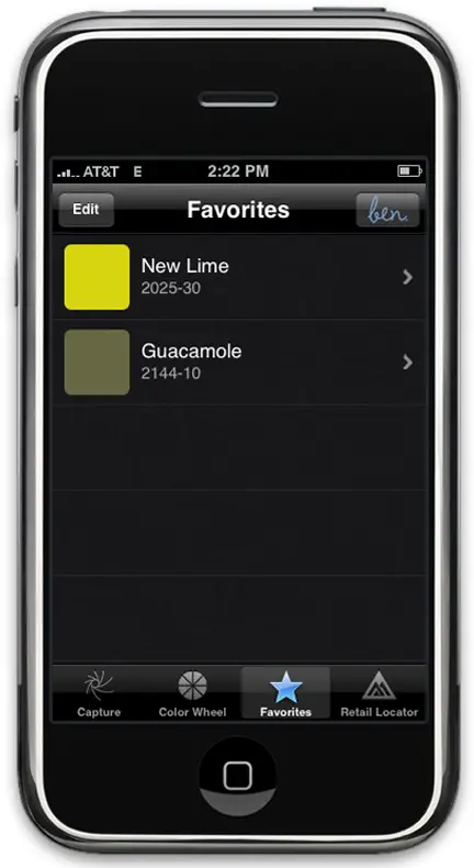 iPhone Color Applications