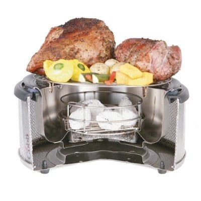 cobb stianless steel grill and smoker 