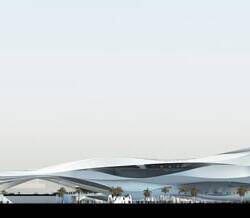 Futuristic Building Plans : Modern Art Museum in Dubai UAE