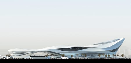 Futuristic Building Plans : Modern Art Museum in Dubai UAE