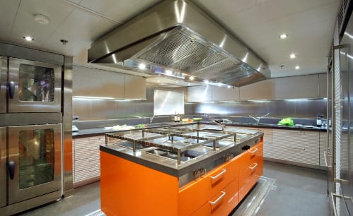 modern yacht kitchens and interiors