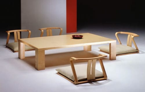 Traditional Japanese Sitting Style with Zaisu Chairs
