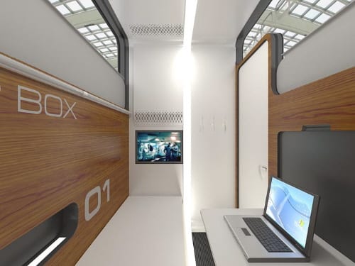 Innovative Office Workstation and Resting Sleep Box