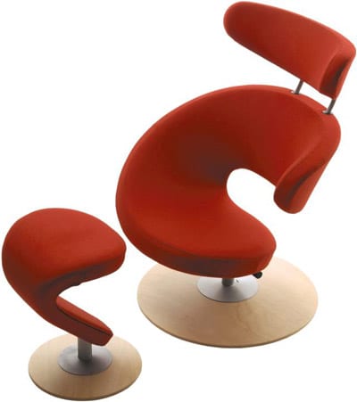 Varier Peel Chair and Footstool
