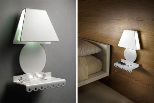Sognibelli Wall Lamp Says Goodbye to Old Nightstands
