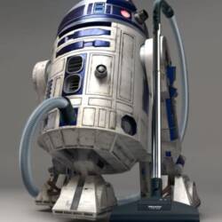 R2VAC2 Vacuum Cleaner Doesn't Like the Dark Side of the Force & Dirt