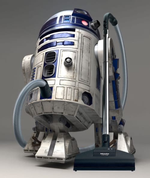 R2VAC2 Vacuum Cleaner Doesn’t Like the Dark Side of the Force & Dirt