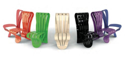 The Leaf Collection Chair and Table Look Like Candy for Your Garden