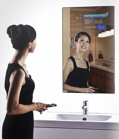 Cybertecture Mirror Tells the Weather and Knows Other Cool Tricks