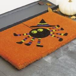 Spooky Spider Doormat Is  Perfect For Halloween