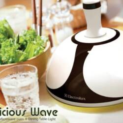 Delicious Wave Microwave Oven Moonlights as a Lamp