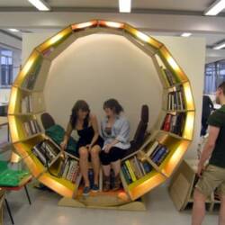 This Library Comes With a Reading Chair or Vice Versa