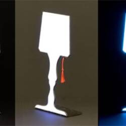 Lampada Lamp Is Thinner Than Thin But Still Lights Up the Place