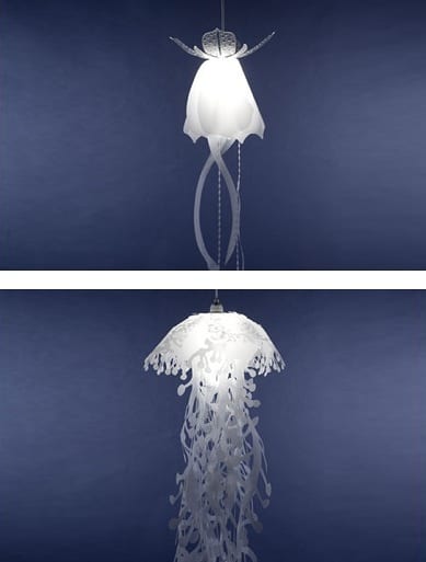 Medusae Pendant Lamps Inspired By Jellyfish