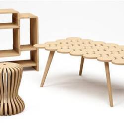 Jufuku Bamboo Furniture Collection Relies on Repetitive Shapes