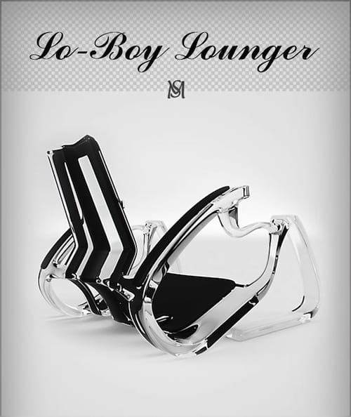 Lo Boy Lounger And Serous Bar Stool By Michael Stolworthy