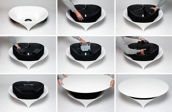 The Acoustable Coffee Table With Sound System