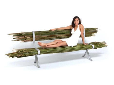 Bamboo Bench Outdoors Furniture