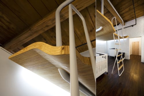 Small Loft Suspended Bed
