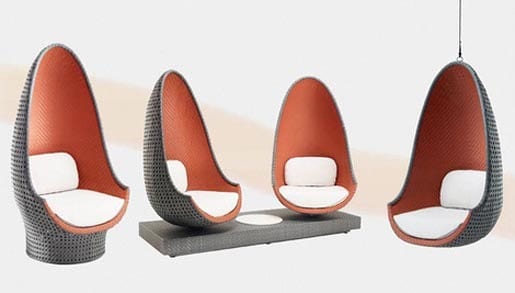 The Outdoors Play Lounge Chair by Dedon
