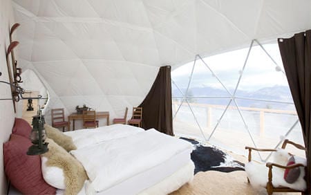 Igloo Whitepod Resort Offers Modern Winter Holiday Tents