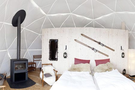 Igloo Whitepod Resort Offers Modern Winter Holiday Tents