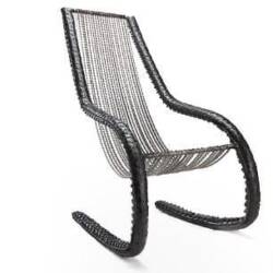 Chain Rocker Rocking Chair by BRC Designs Offers Solid Comfort