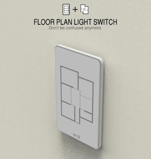 Floor Plan Light Switch Remembers to Turn Off Lights