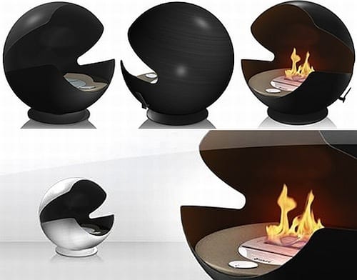 Pac Man Fireplace