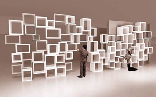 Unique Parametric Bookshelves by Caterina Tiazzoldi