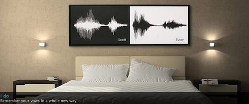 Bespoken Art Creates Unique Canvas Art Works From Sound Waves!