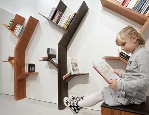 Booktree by Kostas Syrtariotis Stores Books With Natural Style