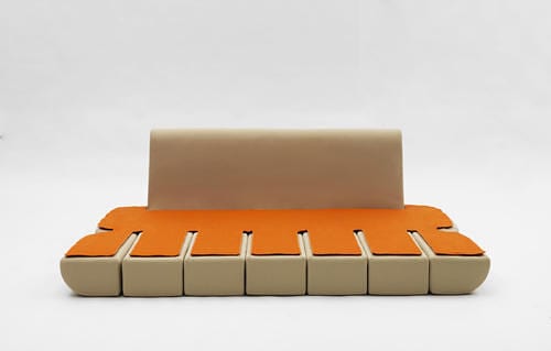 Dynamic Life Sofa by Matali Crasset Modular Sofa