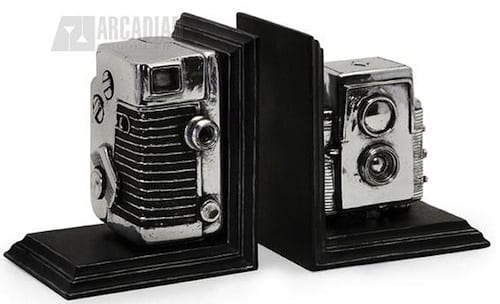 Retro Inspired Decor : IMAX Vintage Camera Bookends